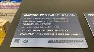 CEDIA 2019: AudioControl Features MAESTRO X7 and X9 Preamplifier Surround Processors