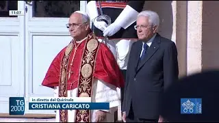 Papa Leone XIV al Quirinale dal presidente Mattarella