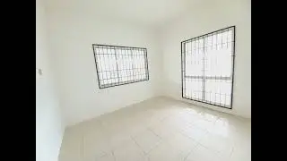 Rumah teres setingkat tepi untuk dijual Single storey corner terrace house for sale Samarindah Baru