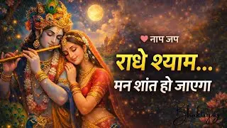 राधे श्याम नाम जप 🙏 मन शांत हो जाएगा | Peaceful Radha Krishna Bhajan#RadheShyam#NaamJap#BhajanShorts