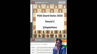 Arjun Erigaisi Win in Round 2 FIDE Grand Swiss 2025 #chess #catur #fidegrandswiss #arjunerigaisi