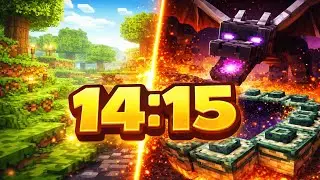 Minecraft Speedrun PB 14:15