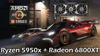 Forza Horizon 5 on Ryzen 5950x and 6800XT ( Windows 11 )