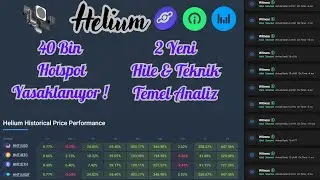 HELİUM Yeni Ban listesi ! 2 Yeni Hile & Teknik Temel Analiz, Neler Oluyor ?