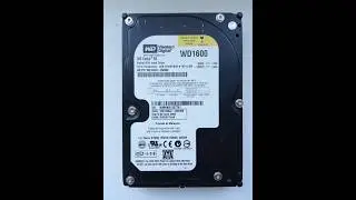 WD1600JS-55MHB0 spinup and spindown. Drive's OK
