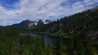 DJI P3A Anderson Watson Lakes In 4K