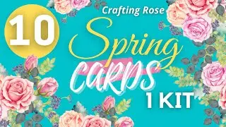 Echo Park Card Kit Unboxing | 10 Cards 1 Kit | My Favorite Spring
