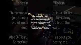 Today in BJ's Mind x Q-Tip Wisdom: The Art of Not Explaining