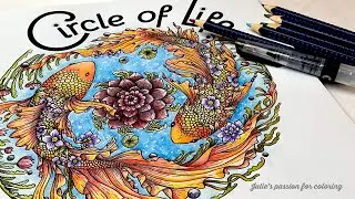 🌳 CIRCLE OF LIFE by Melpomeni Chatzipanagiotou  ✏️ Faber Castell art grip aquarelle - easy tutorial
