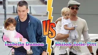 Shiloh Jolie-Pitt Vs Isabella Damon (Matt Damon's Daughter) Transformation ★ From 01 To 15 Years Old