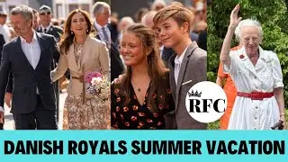 DANISH ROYAL FAMILY arrived at GR&Aring;STEN PALACE for Their 2025 Summer Vacation