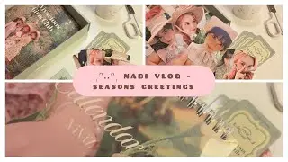 [나비로그] viviz seasons greetings asmr unpacking ♡