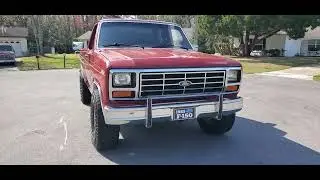1985 F150 XLT LARIAT 4x4, 351w (360° view)