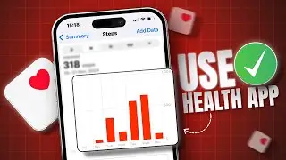 How to Use Apple Health App to Track Steps | Track Your Walking Using iPhone Health App
