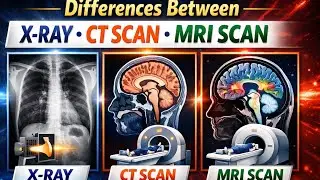 Differences Between X Ray , CT Scan & MRI Scan
