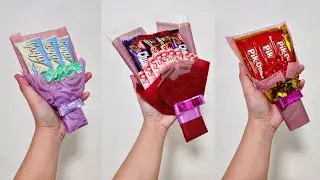 DIY MINI CHOCOLATE BOUQUET