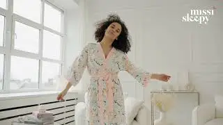 Kolorowy szlafrok damski Madlene | MissiSleepy