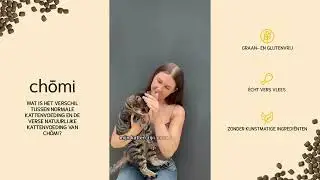 Dit is het verschil tussen normale kattenvoeding en de verse natuurlijke kattenvoeding van Chōmi