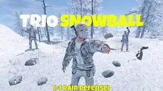 Trio Snowball vs Snow Clans - Rust vanilla