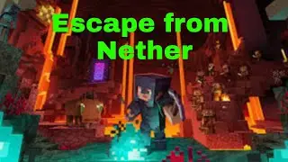 Escape from nether| Minecraft challenge| @MrGreenGames maps