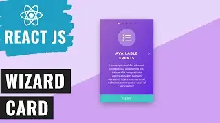 [ REACT JS | HTML | CSS ]  Wizard App