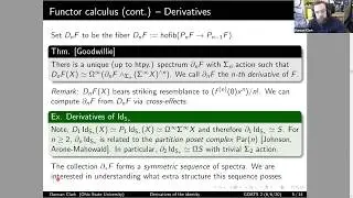 Duncan Clark - On the Goodwillie Derivatives of the Identity in Structured Ring Spectra