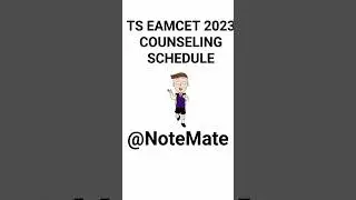 #tseamcet #tseamcet2023 #counselling  TS EAMCET COUNSELING SCHEDULE 2023