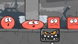 RED BALL-4 GAMEPLAY WALKTHROUGH BOSSES-LEVEL 6-10 TOMATO BALL