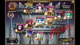 TOA Hell March 2023 edition Stage 1-10 (30 stars) - Summoners War