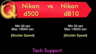Nikon d500 Vs d810 Review with differences