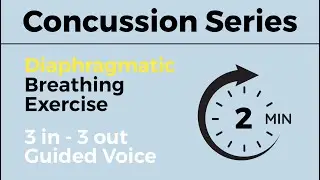 Reset your nervous system to help heal your post concussion syndrome | Diaphragmatic Breathing