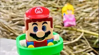 Lego Mario goes to rescue Princess Peach! See Bowser&rsquo;s surprise! #legomario