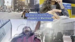 ❄️Slow student life in montreal ✌️ | MINIVLOG 1