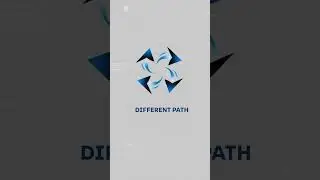 Different Path Logo Animation