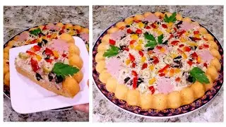 كيكة مالحة بكريمة الفرماج من اوع والذ مايكون 👌😋