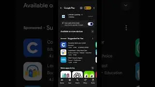 Auto Open Installed App in Google Play Store #pixel #android #ytcreate #shorts