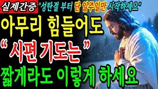 성탄절엔 시편 23편, 7일만에 마음과 삶이 180도 바뀌는 기적의 말씀 자면서 듣는 성경ㅣ성경말씀ㅣ말씀묵상ㅣ기독교 명언