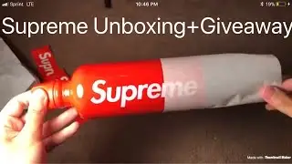 Supreme/SIGG Traveller 0.6L Water Bottle Unboxing, Giveaway, and a Closer Look
