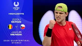Zizou Bergs v Jakub Mensik Highlights | United Cup 2026 Quarterfinal