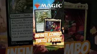 🌱🐢 Infinite Turtle/Toph Power! Blossoming Tortoise + Toph Combo in MTG I #MTG #Avatar