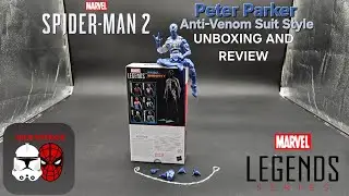 Why is he BLUE?! Spider-man 2 Peter Parker Anti Venom Suit Style Unboxing and Review