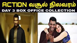 ACTION | DAY 3 BOX OFFICE COLLECTION | Vishal Tamannah Sundar.C Hiphop |#Tamilicon