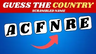 Guess the Country by Scrambled Words | Guess the Flag | Country Challenge | Country Quiz | Quiz Rise