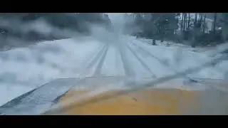 Driving a old Chevy through a blizzard in Florida