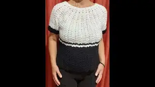 &Epsilon;ύ&kappa;&omicron;&lambda;&eta; &pi;&lambda;&epsilon;&kappa;&tau;ή &mu;&pi;&lambda;&omicron;ύ&zeta;&alpha; &mu;&epsilon; &beta;&epsilon;&lambda;&omicron;&nu;ά&kappa;&iota;/ crochet easy top