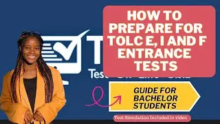 HOW TO PREPARE FOR TOLC E, I AND F ENTRANCE TESTS| MOOC GUIDE FOR BSC STUDENTS| STUDY IN ITALY 2025