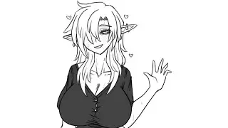 Please Stop Teasing Me Miss Elf Costumer-san | TrueLordPotato comic dub