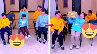 Family Games | Real-life Tic-Tac-Toe Challenge! 2, Who will win? #funny #partygame #challenge