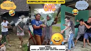 KOMEDI LUCU TEMEN SUPER JAIL BARU AJA MAU LEWAT UDAH KENA SIRAM !! KUMPULAN VIDIO LUCU
