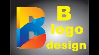 alphabet 3d b logo design in coreldraw  3d b logo design in coreldraw x7